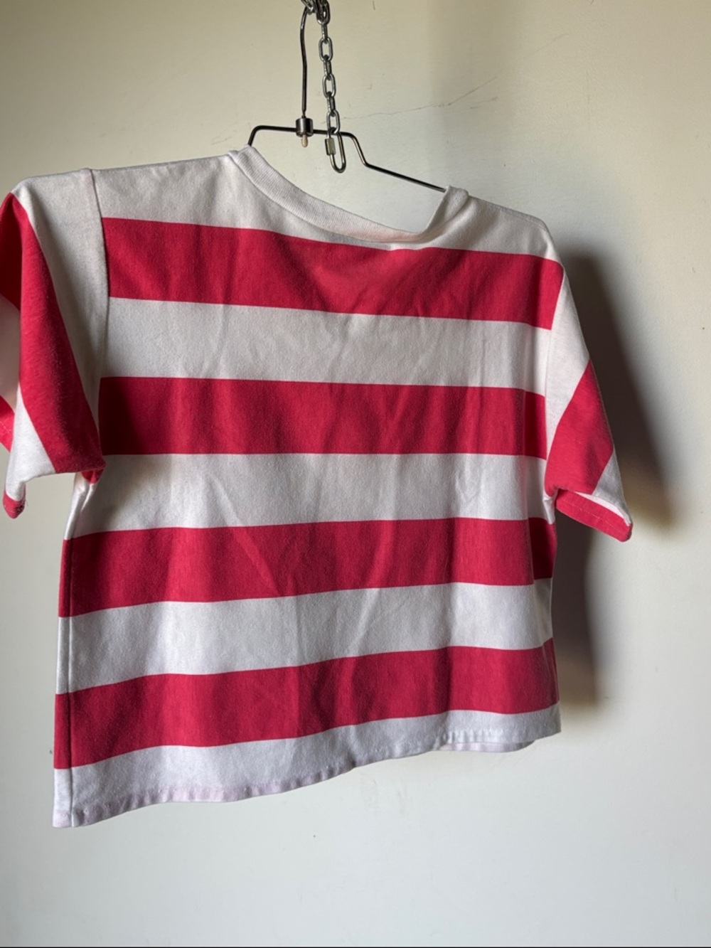 The Zoo Crew Beach Bound Striped Graphic Vintage Boxy Tee 1987 Surf - Picture 4 of 9